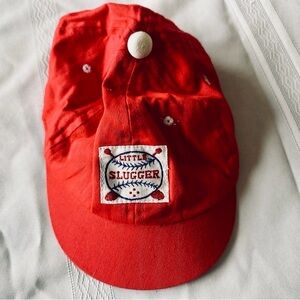 Vintage Red Little Slugger Baseball Cap